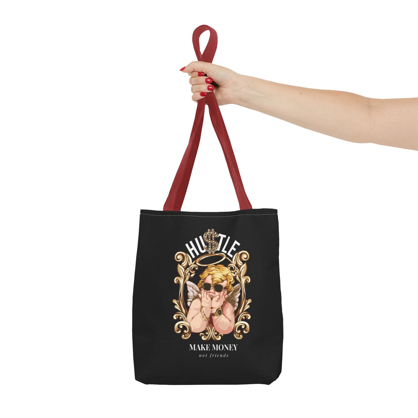 Chic Hustler Tote Bag | Stylish AOP Handbag for Entrepreneurs, Market Accessory, Gift for Creatives, Motivational Tote, Everyday Use