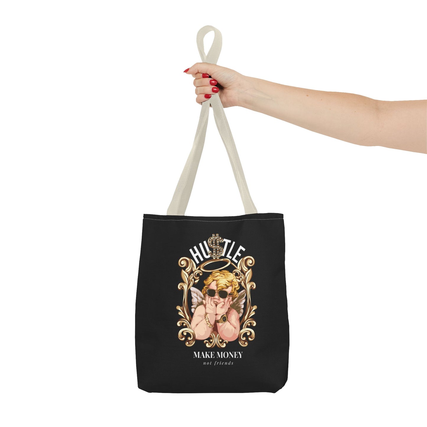 Chic Hustler Tote Bag | Stylish AOP Handbag for Entrepreneurs, Market Accessory, Gift for Creatives, Motivational Tote, Everyday Use
