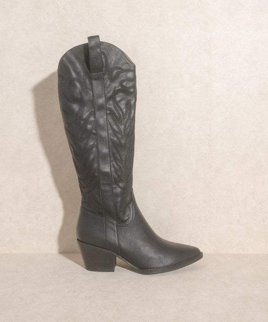 Oasis Society Samara Embroidered Tall Boot for Stylish Comfort - Redemption By Ashley North
