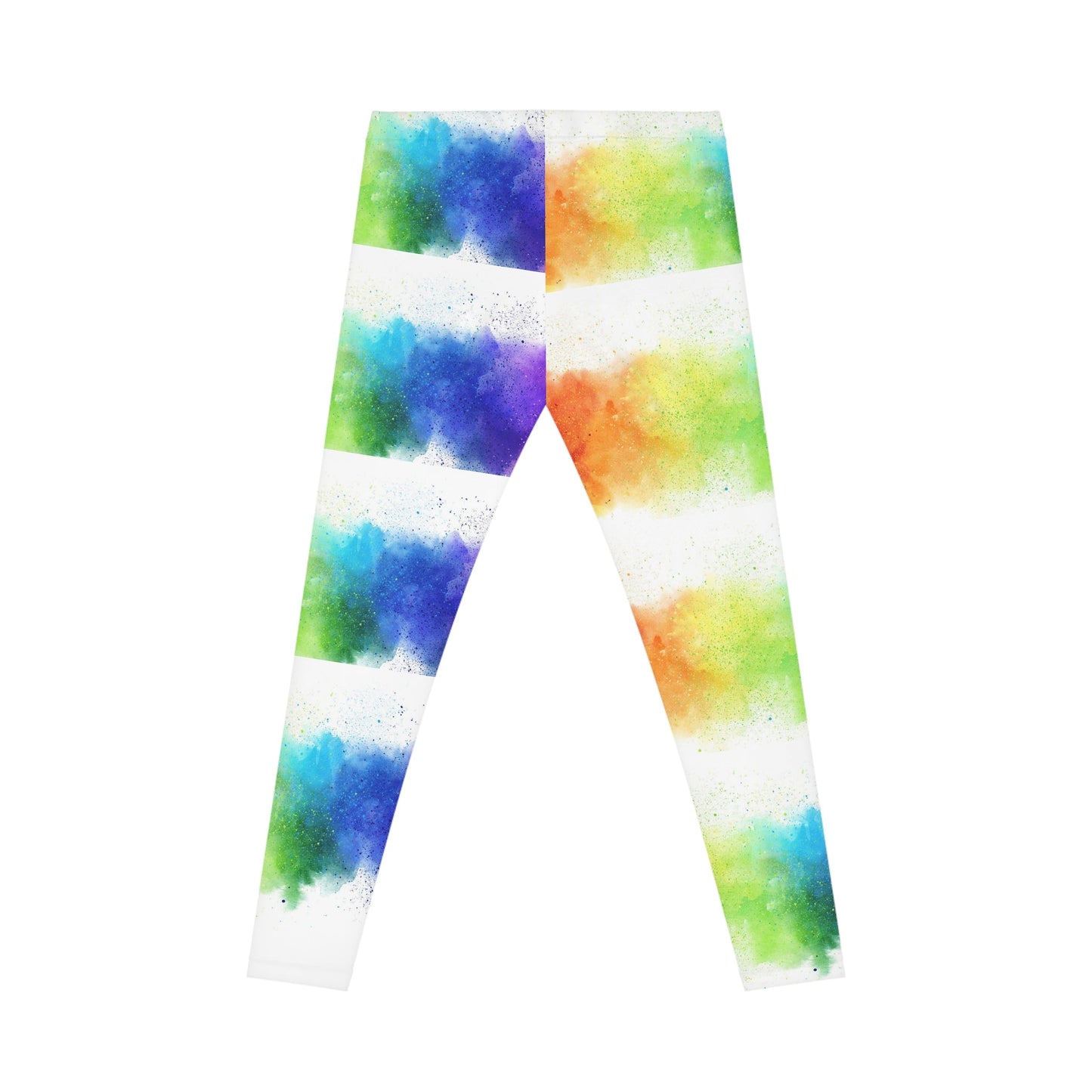 Colorful Watercolor Leggings for Women, Vibrant Casual Activewear and Trendy Fitness Apparel, Perfect Gift for Her