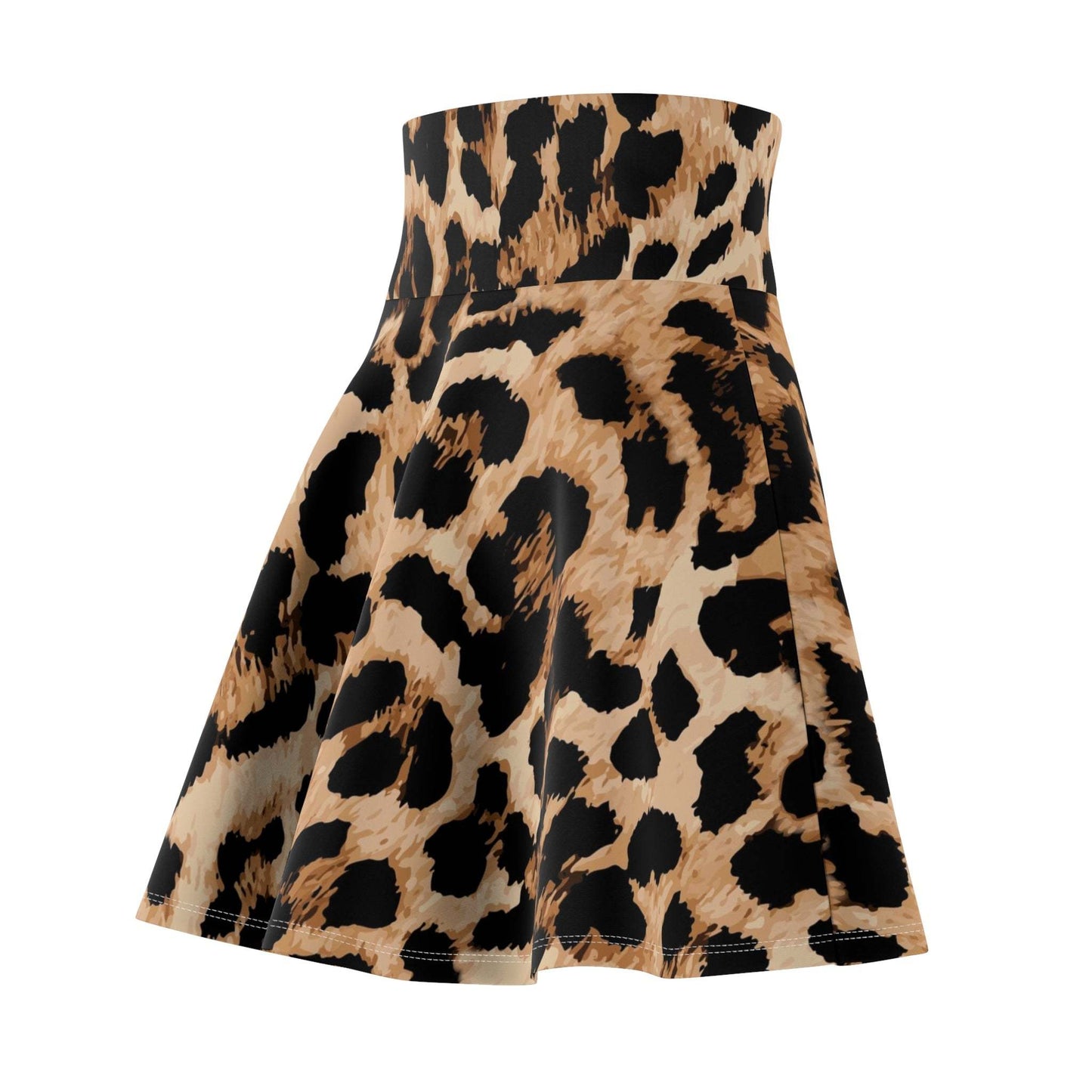 Wildly Chic Leopard Print Skater Skirt | Trendy Casual Wear for Spring/Summer | Everyday & Party Outfit - Redemption By Ashley North