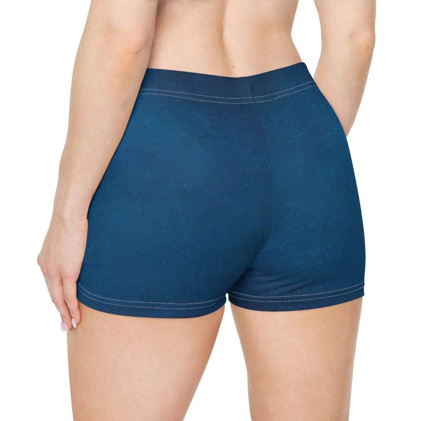 Blue Gym Shorts for Women - Stylish Comfort and Peak Performance Activewear - Redemption By Ashley North