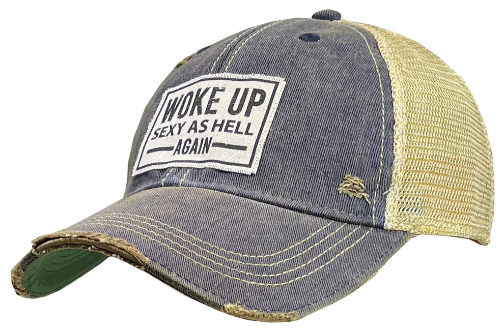 Distressed Trucker Cap for Stylish Casual Wear