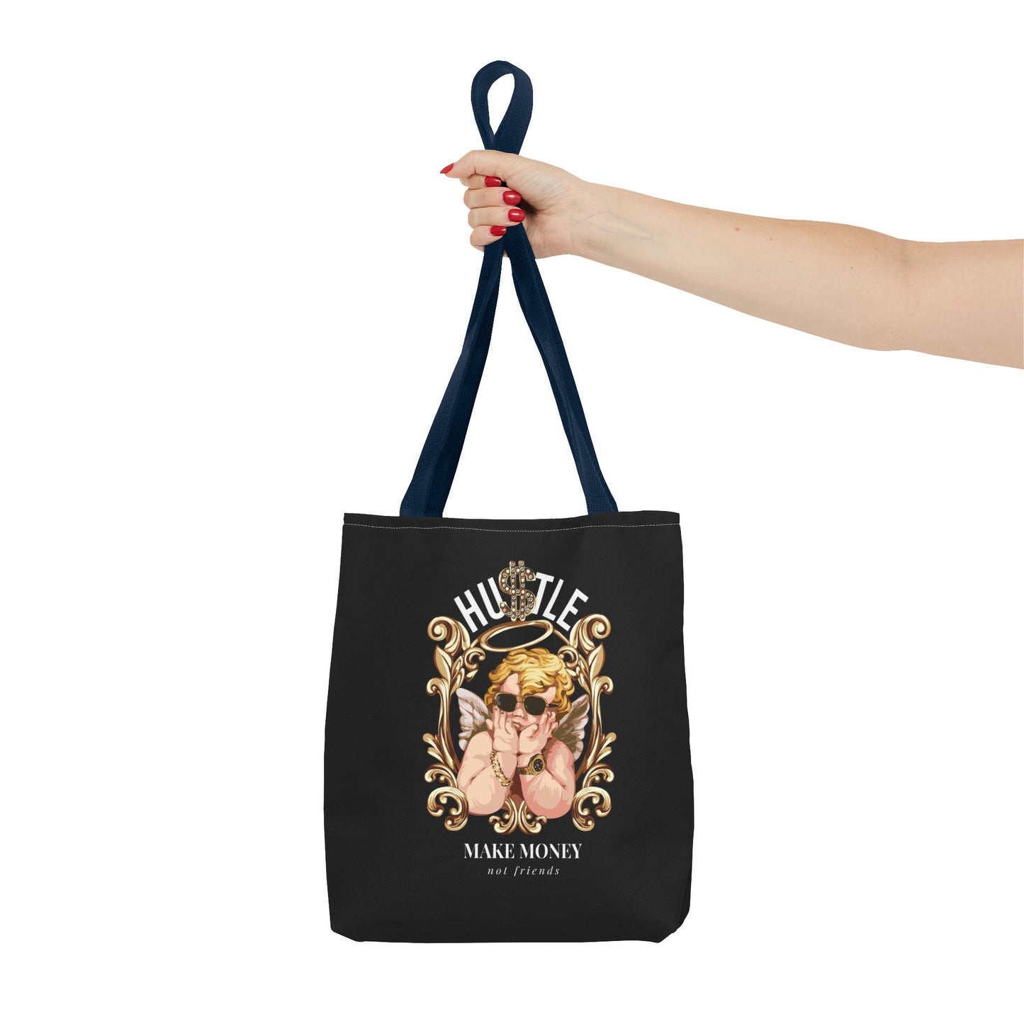 Chic Hustler Tote Bag | Stylish AOP Handbag for Entrepreneurs, Market Accessory, Gift for Creatives, Motivational Tote, Everyday Use