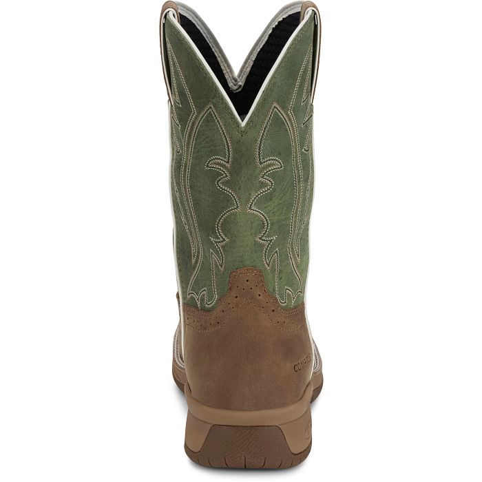 JUSTIN NITREAD 11" WATERPROOF NANO COMPOSITE TOE WORK BOOT