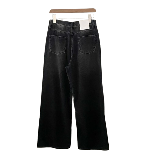 Peter And Wendy Dandy Corduroy Black Pants for Stylish Comfort - Redemption By Ashley North
