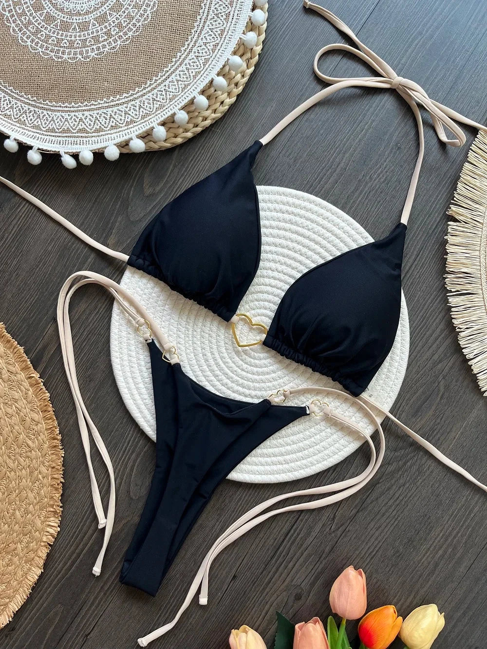 Stylish Halter Bikini Set - Redemption By Ashley North