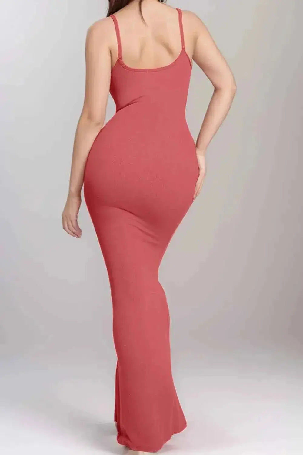 Basic Shapewear Maxi Dress with Built-In Support and Sleeveless Design - Redemption By Ashley North