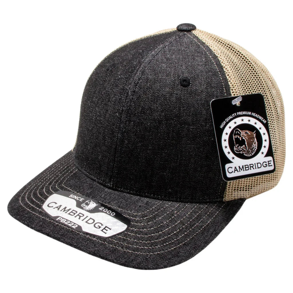 Pit Bull Cambridge PB222D Denim Trucker Hat PB222 - Redemption By Ashley North