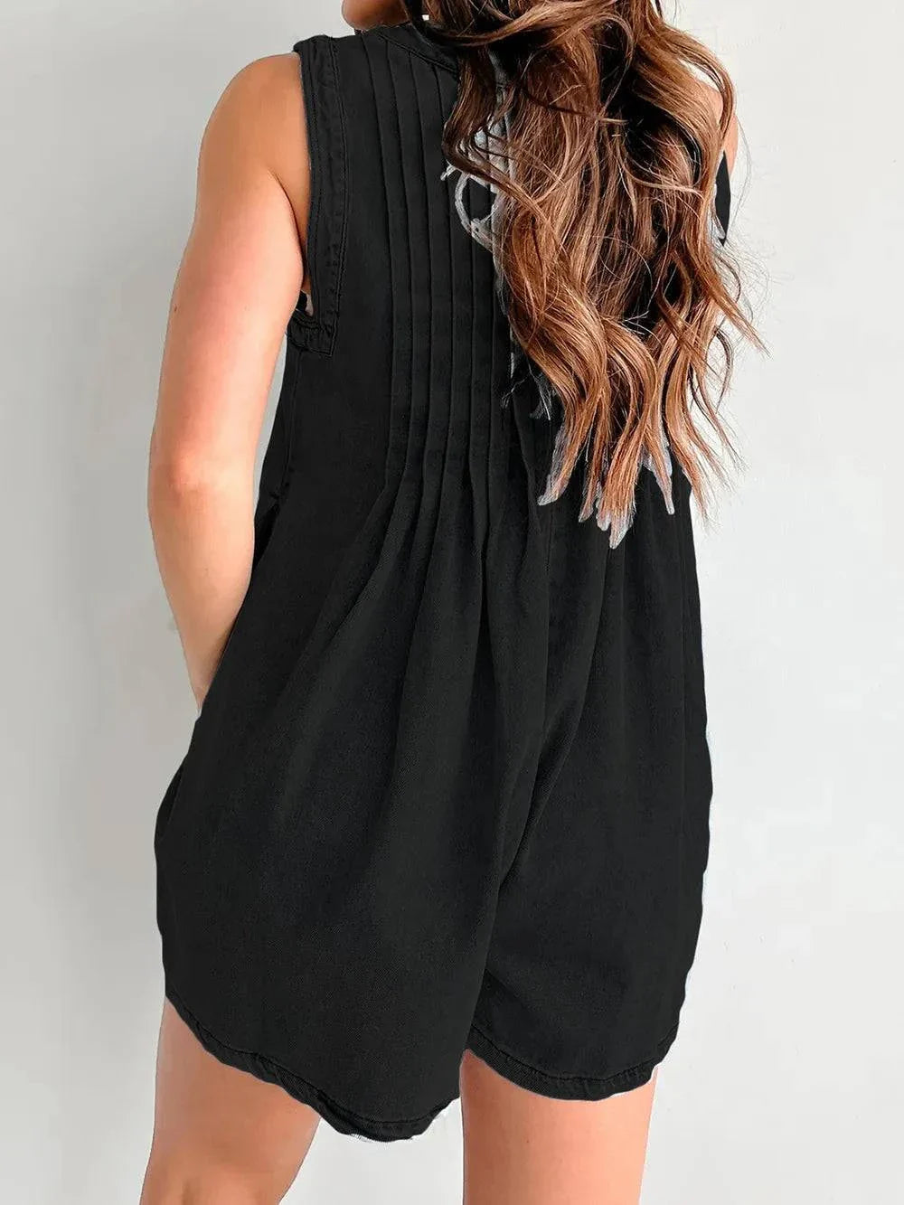 Tied Romper with Pockets - Stylish and Convenient Summer Wear - Redemption By Ashley North