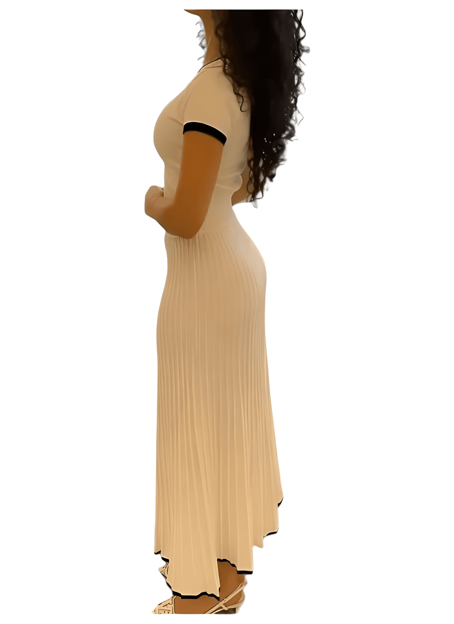 Elegant Pleated Two-Piece Set - Elevate Your Style with Sophistication