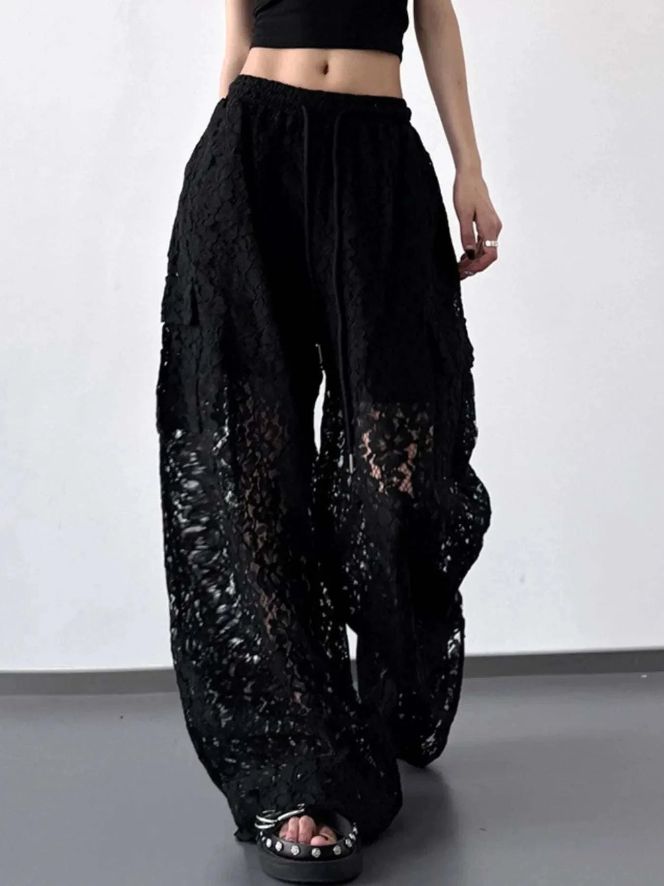 Lace Wide Leg Pants for Effortless Style and Comfort - Redemption By Ashley North