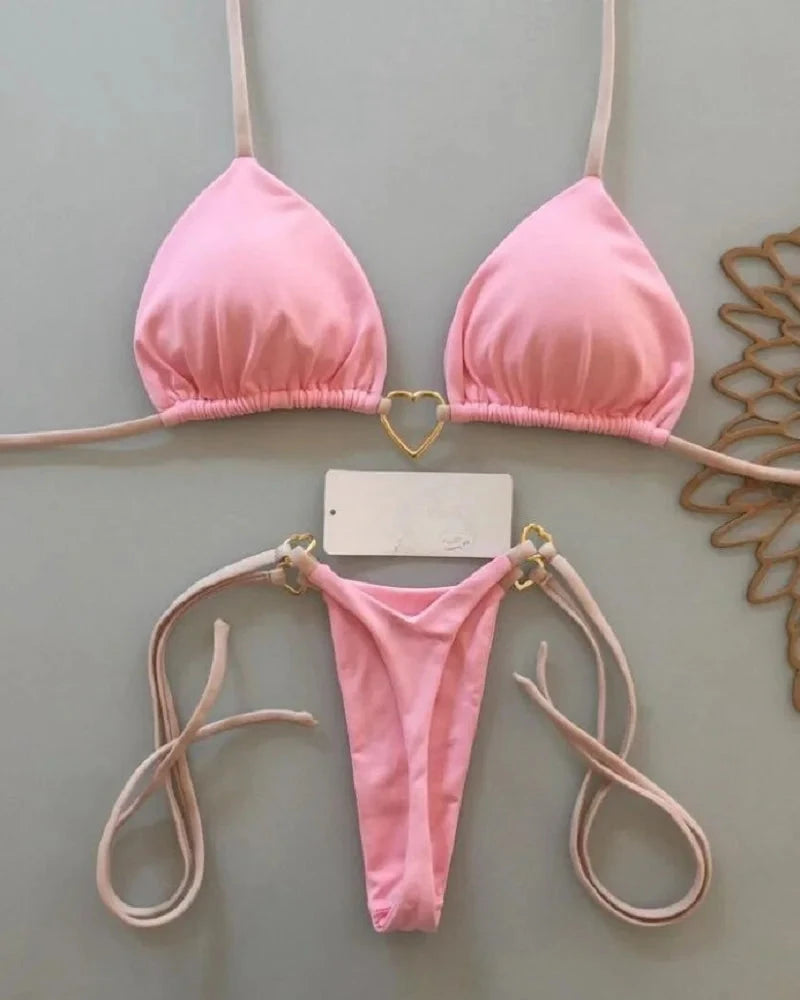 Stylish Halter Bikini Set - Redemption By Ashley North