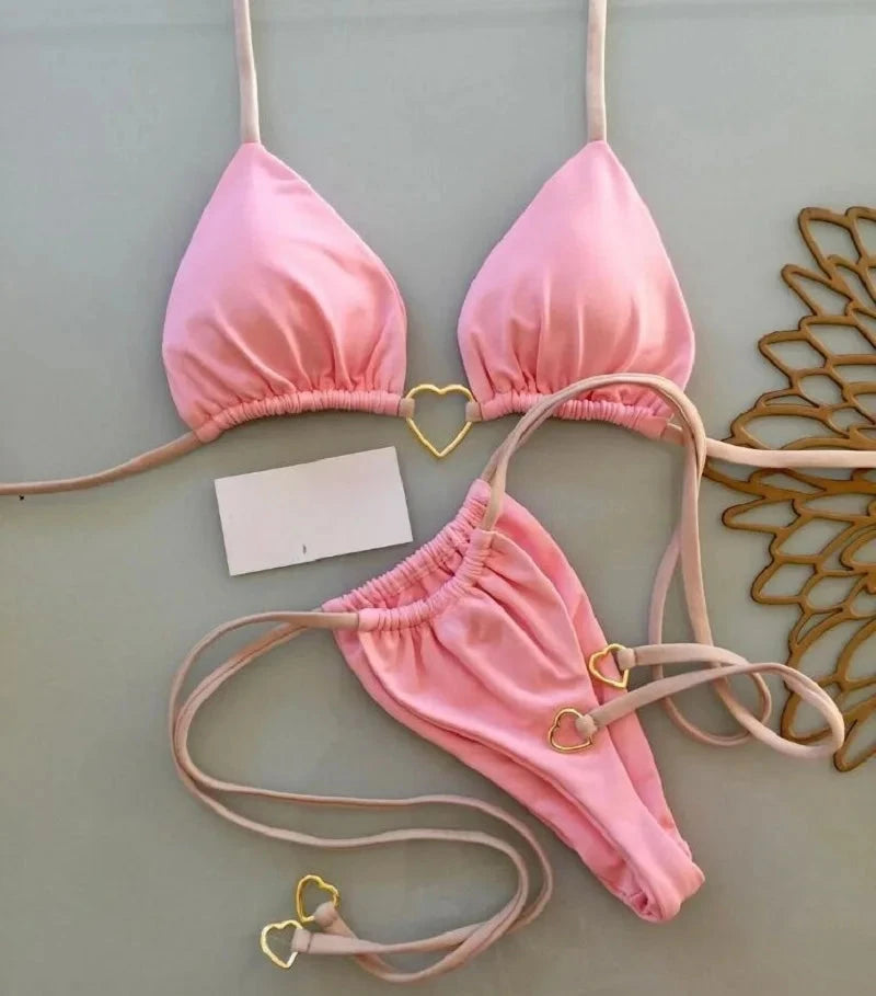 Stylish Halter Bikini Set - Redemption By Ashley North