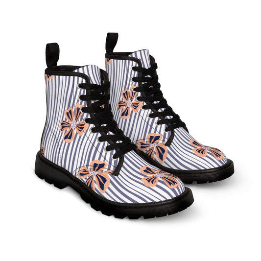 CHAMOMILE DREAMS Women's Canvas Boots