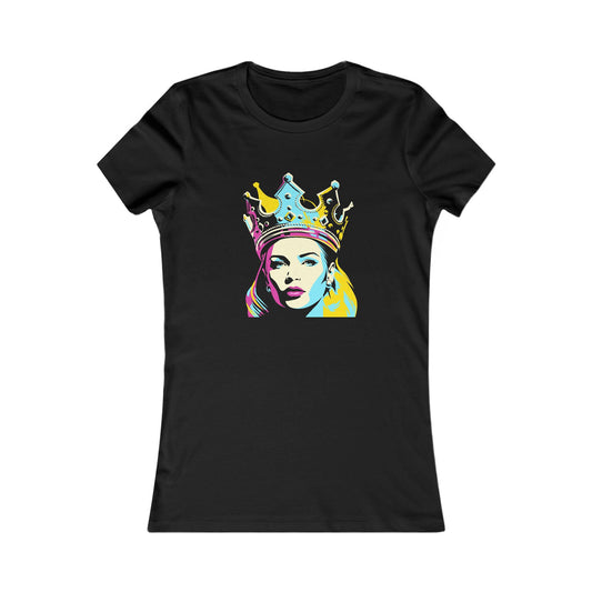Women's Crown Graphic Tee, Casual Shirt, Birthday Gift, Queen Graphic, Fun Outfit, Statement T-shirt