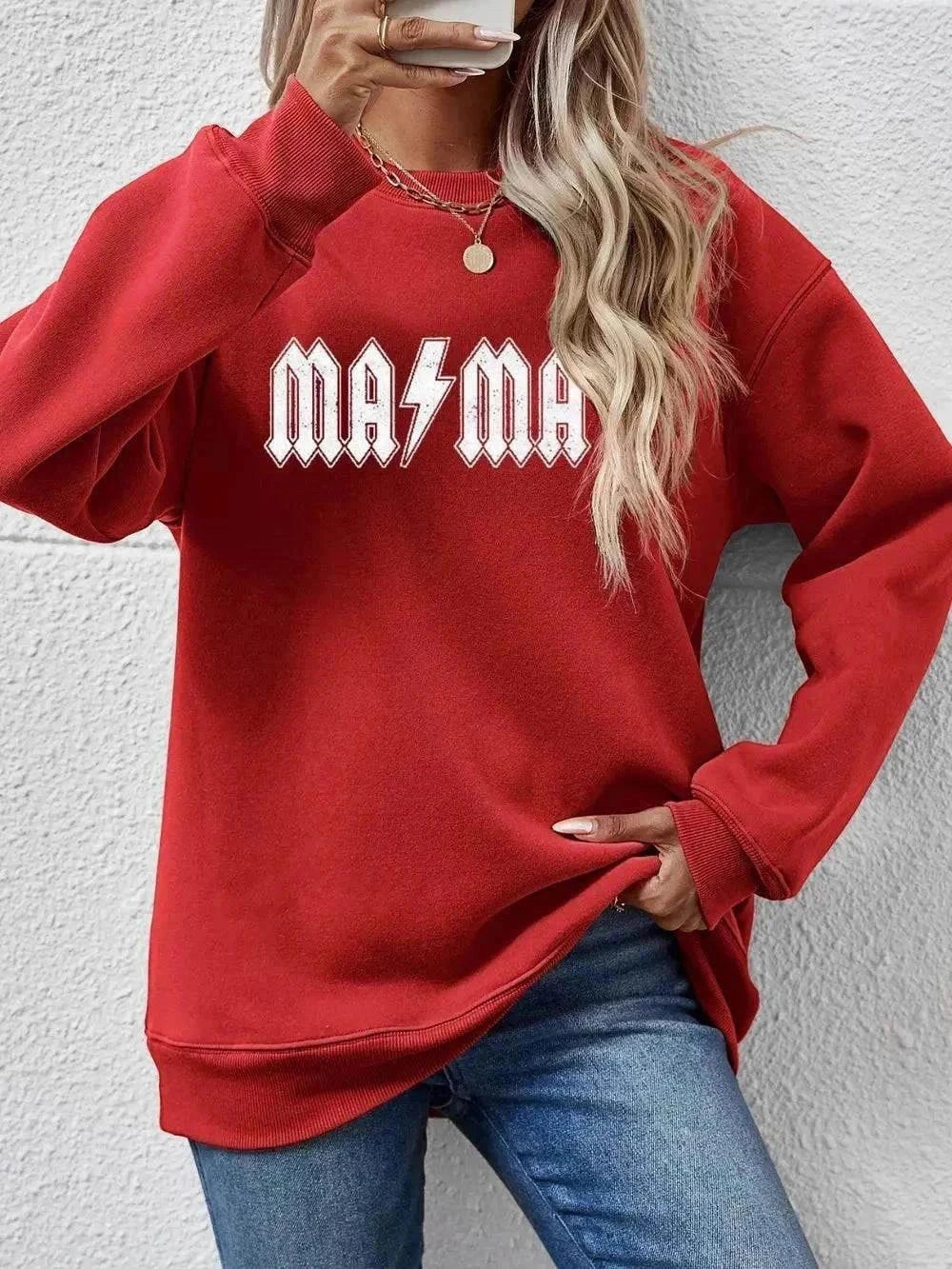 Mama Letter Graphic Dropped Shoulder SweatshirtFeatures: Basic style
Sheer: Opaque
Stretch: No stretch
Material composition: 100% polyester
Care instructions: Machine wash cold. Tumble dry low.
Imported
Product MRedemption By Ashley Northbella canvas drop shoulder sweatshirt