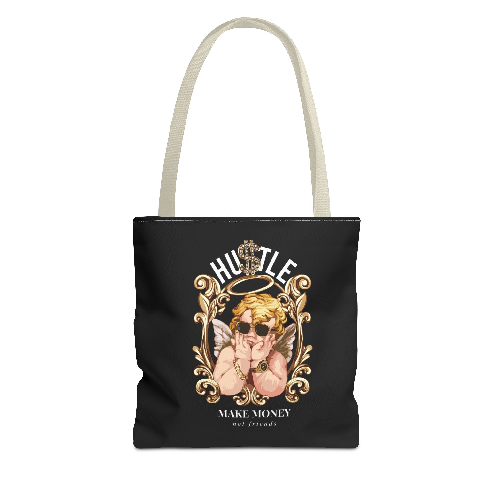 Chic Hustler Tote Bag | Stylish AOP Handbag for Entrepreneurs, Market Accessory, Gift for Creatives, Motivational Tote, Everyday Use.