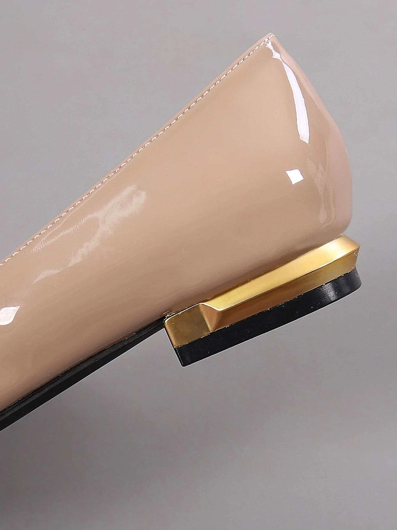 Women Bow Decor red point toe flats with bow detail and rubber outsole for outdoor and office use