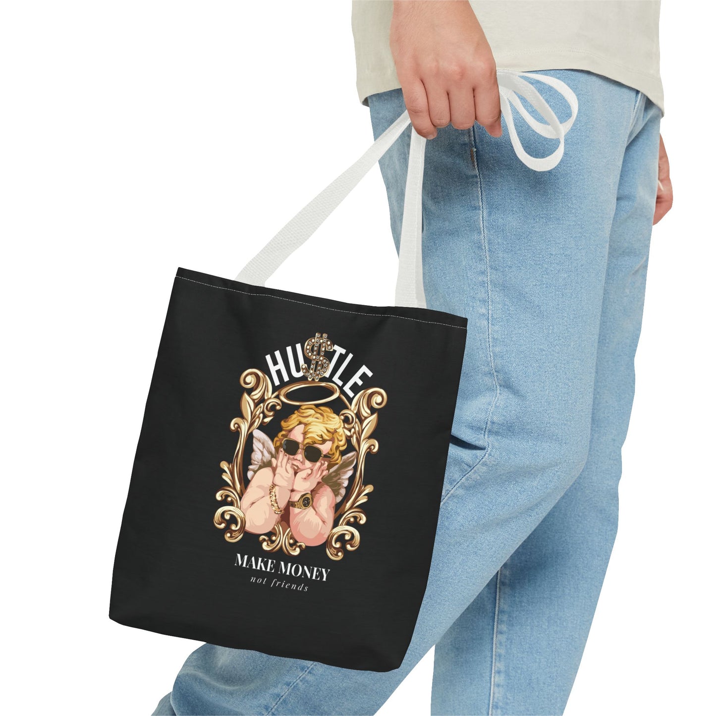 Chic Hustler Tote Bag | Stylish AOP Handbag for Entrepreneurs, Market Accessory, Gift for Creatives, Motivational Tote, Everyday Use