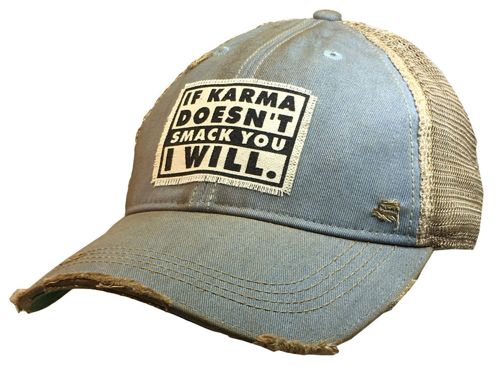 Distressed Trucker Cap for Stylish Casual Wear