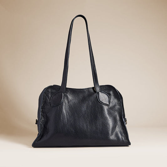 Medium Jack - Heritage "Broken-In" Leather Black