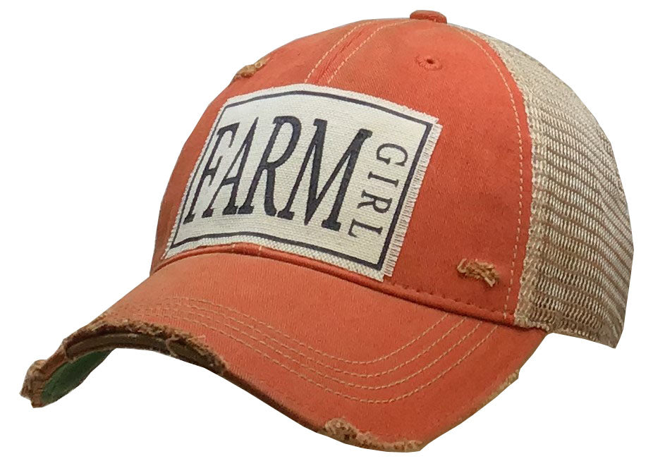 Distressed Trucker Cap for Stylish Casual Wear