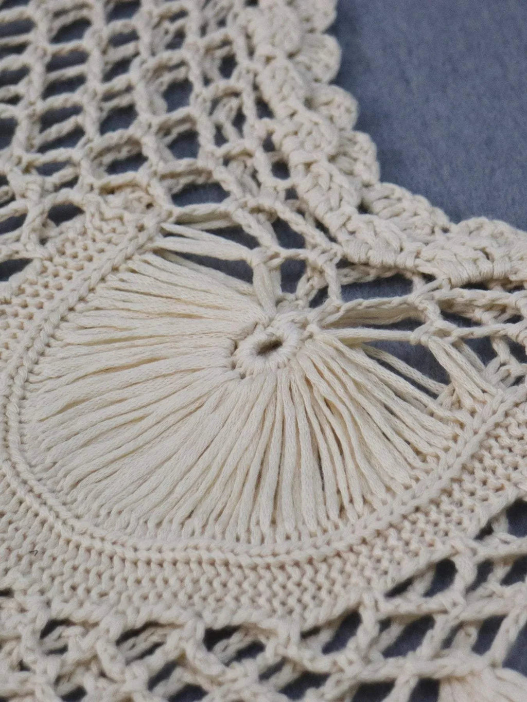 Crochet Beach Cover Up with Fringe for Chic Summer Style -