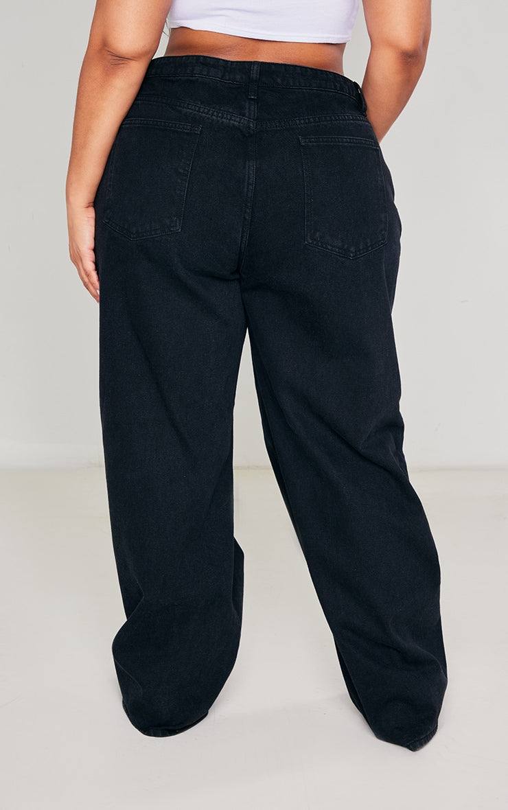 Plus Black High Waist Faded Boyfriend JeansEmbrace off-duty cool with these black high-waist boyfriend jeans. Cut from a durable denim with a subtle faded wash, they offer a relaxed silhouette that sits comfoRedemption By Ashley NorthPlus Black High Waist