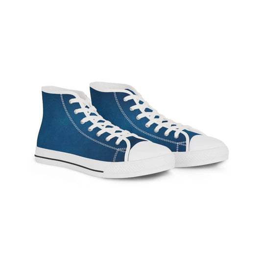 Dark Blue High Top Sneakers for Men - Redemption By Ashley North