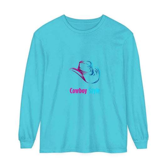 Cowboy Long Sleeve T-Shirt for Stylish Western Wear - Redemption By Ashley North