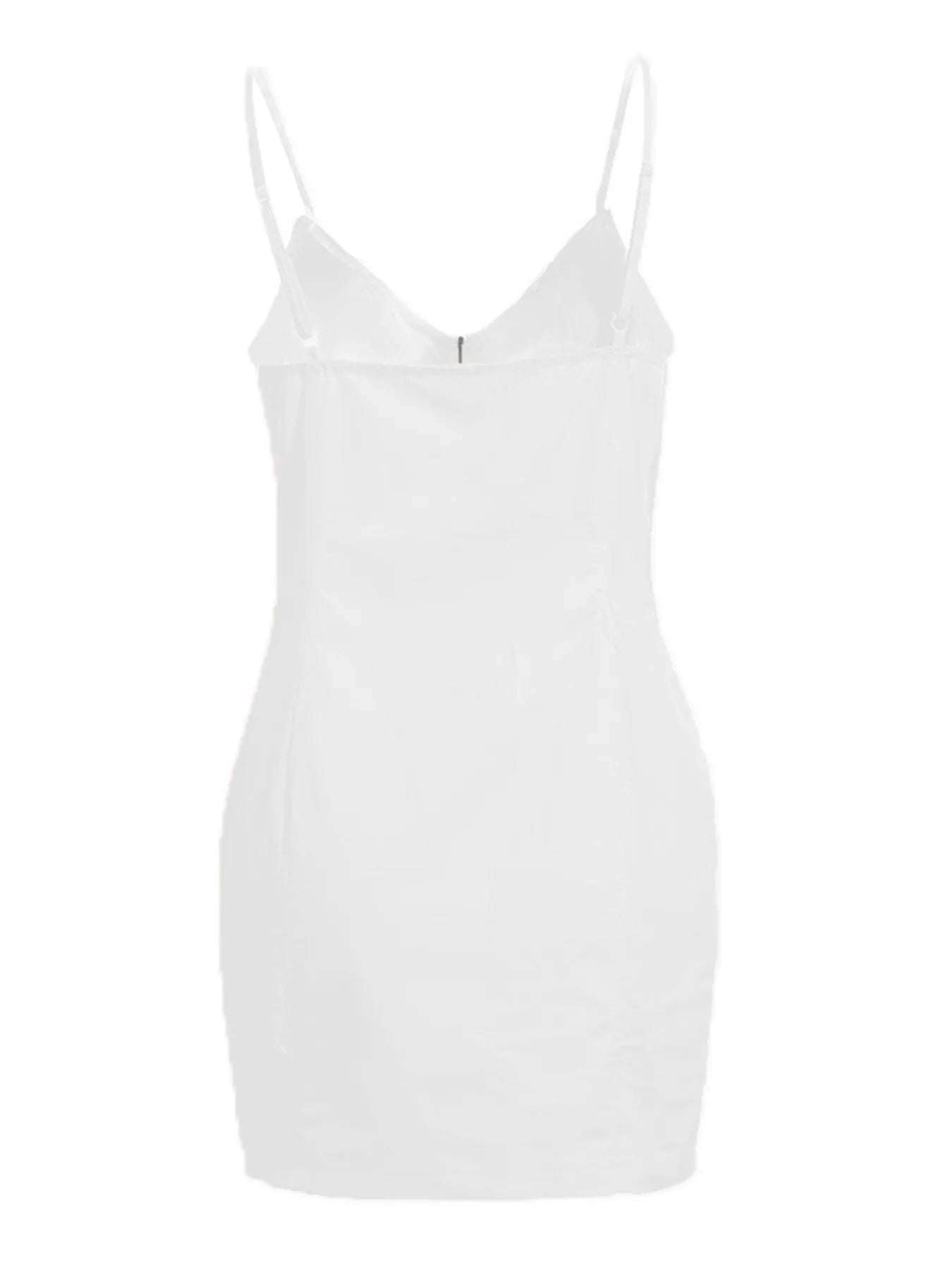 Full Size Zip-Front Bodycon Mini Dress Plus Size.