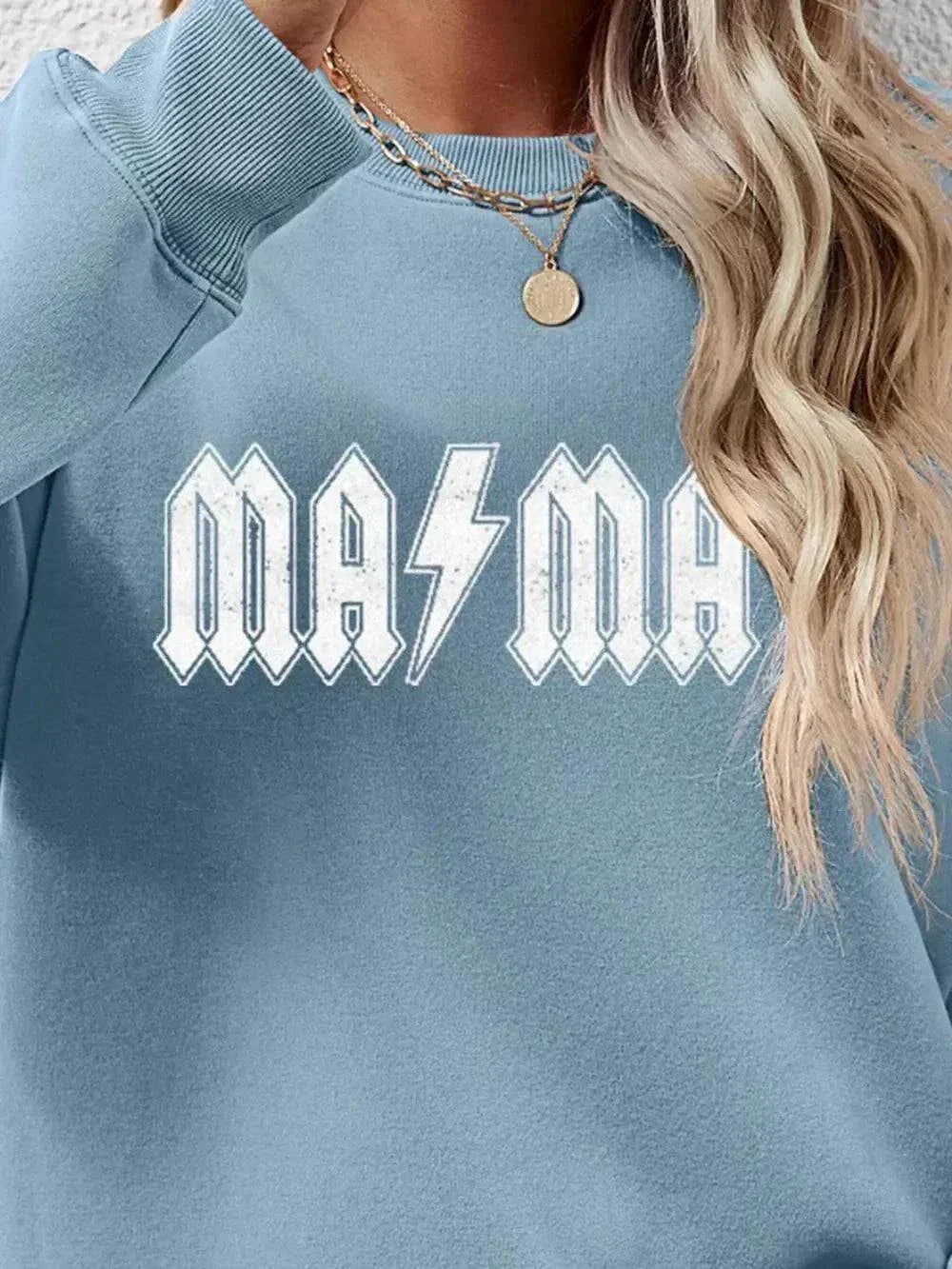 Mama Letter Graphic Dropped Shoulder SweatshirtFeatures: Basic style
Sheer: Opaque
Stretch: No stretch
Material composition: 100% polyester
Care instructions: Machine wash cold. Tumble dry low.
Imported
Product MRedemption By Ashley Northbella canvas drop shoulder sweatshirt