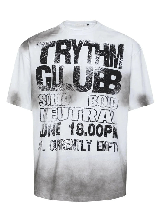 Men's Letter Graphic Round Neck Oversized T-Shirt