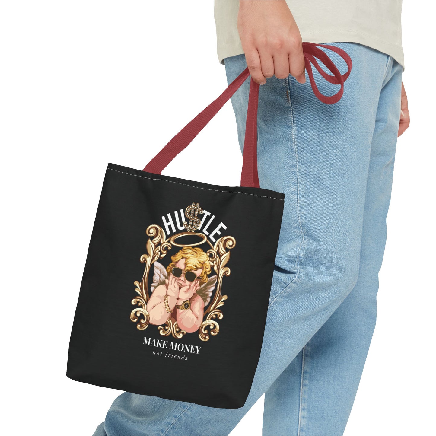 Chic Hustler Tote Bag | Stylish AOP Handbag for Entrepreneurs, Market Accessory, Gift for Creatives, Motivational Tote, Everyday Use