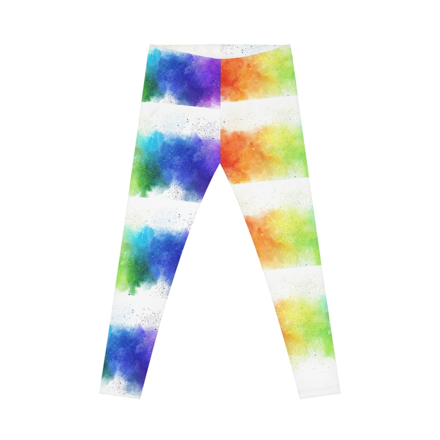 Colorful Watercolor Leggings for Women, Vibrant Casual Activewear and Trendy Fitness Apparel, Perfect Gift for Her