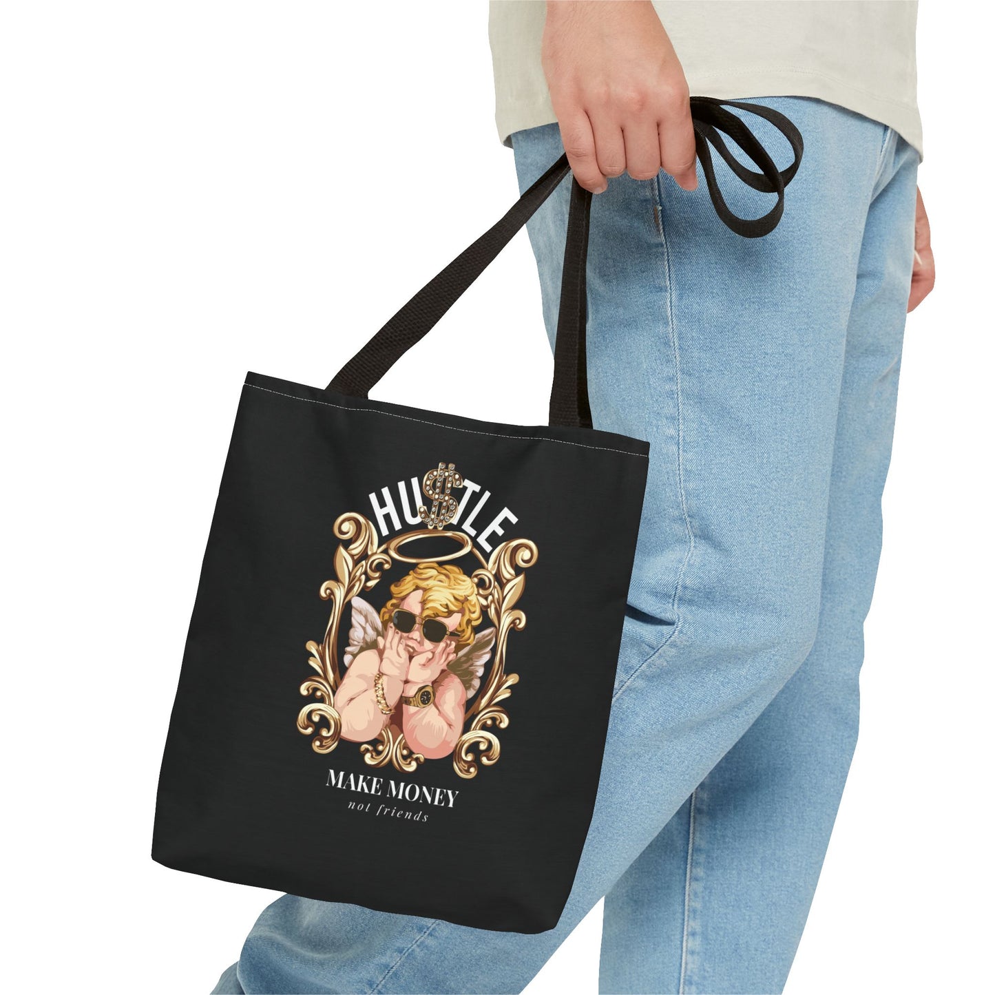 Chic Hustler Tote Bag | Stylish AOP Handbag for Entrepreneurs, Market Accessory, Gift for Creatives, Motivational Tote, Everyday Use