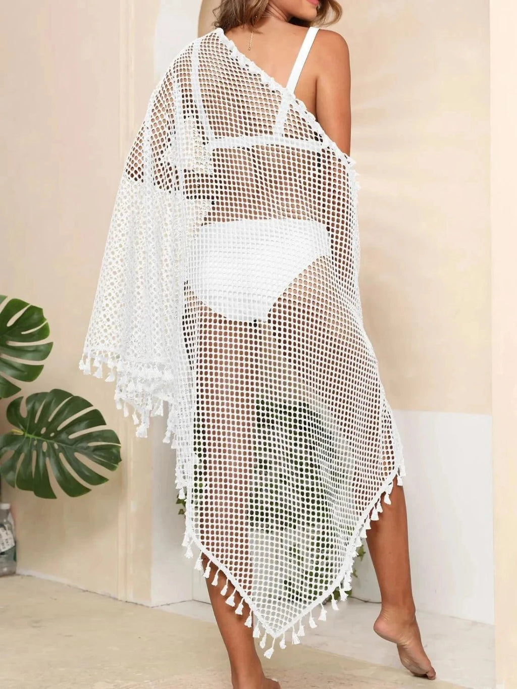 Tassel Open Front Cover-Up for Women - Stylish Lightweight Cardigan.