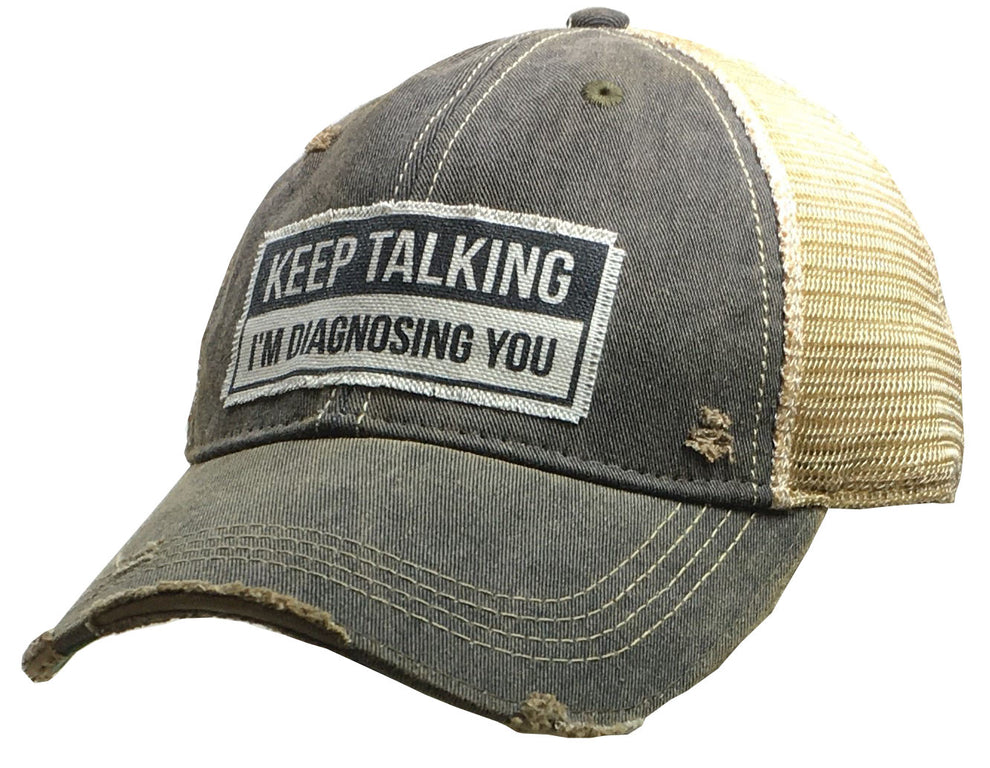 Distressed Trucker Cap for Stylish Casual Wear