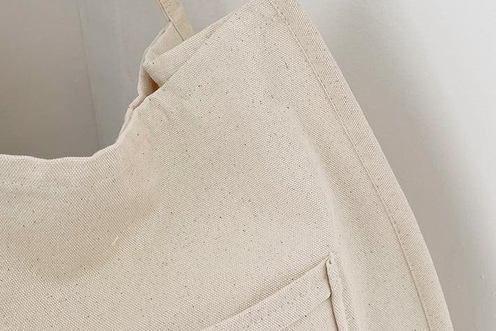 Oversize Functional Canvas Tote Bag | Shoulder Bag | Hobo Bag