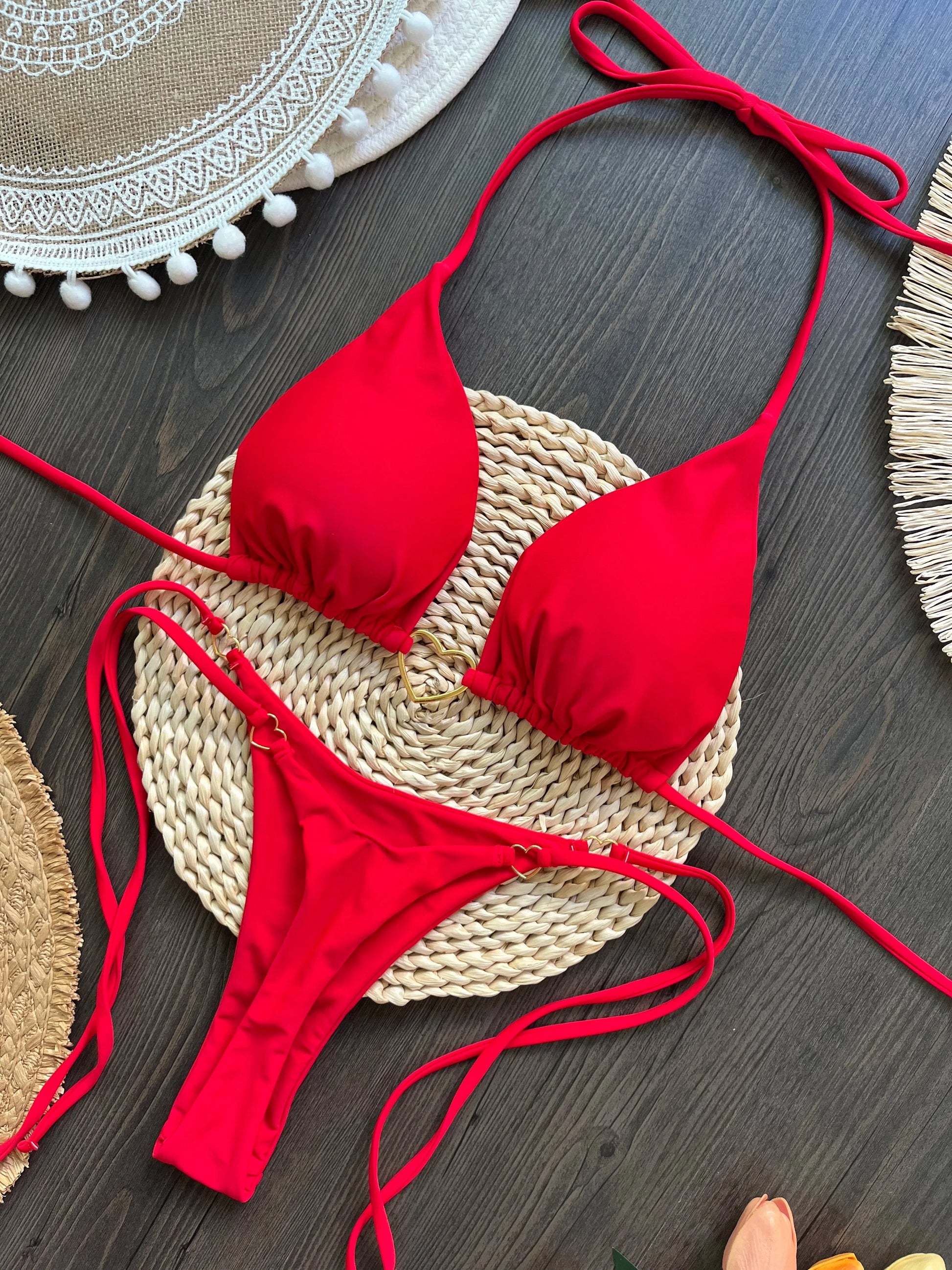Stylish Halter Bikini Set - Redemption By Ashley North