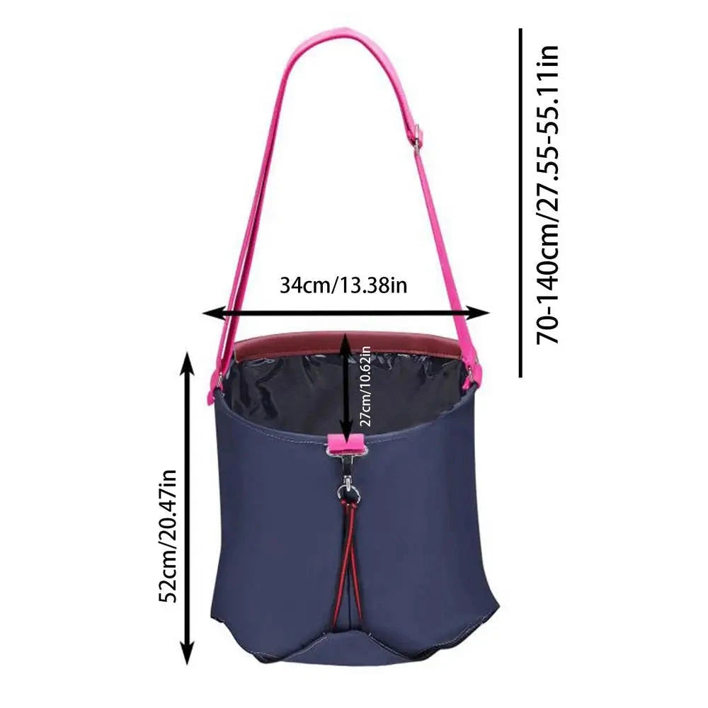 Oversize Functional Canvas Tote Bag | Shoulder Bag | Hobo Bag