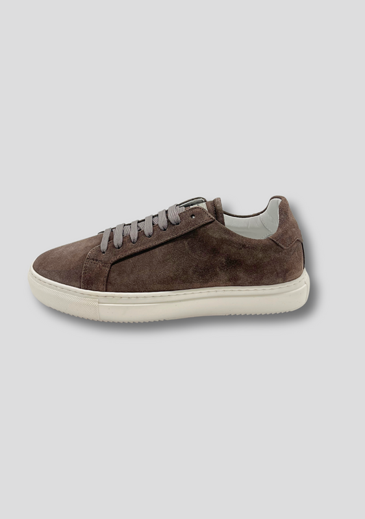Dark Brown Suede Sneakers - Redemption By Ashley North