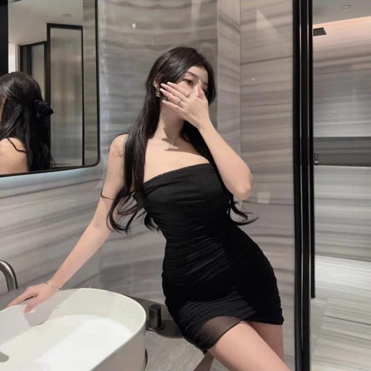 Summer Mesh Tube Top Skirt for Women - New Temperament Fashion