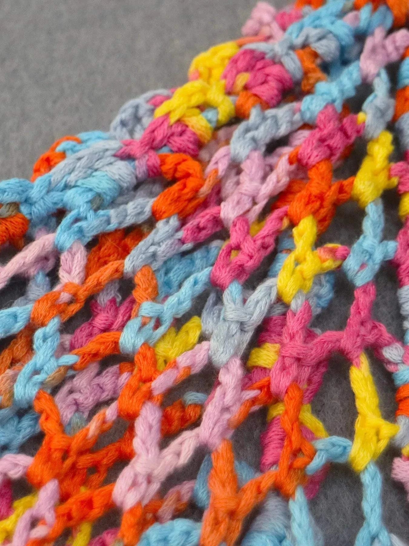 Crochet Beach Cover Up with Fringe for Chic Summer Style.