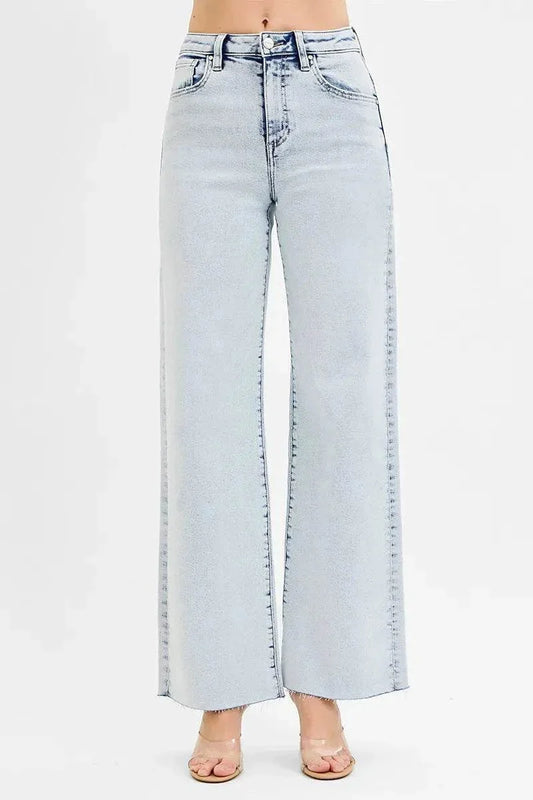 RISEN Plus Size High Rise Jeans – Essential Wide Leg Fashion for Every Body - Redemption By Ashley North