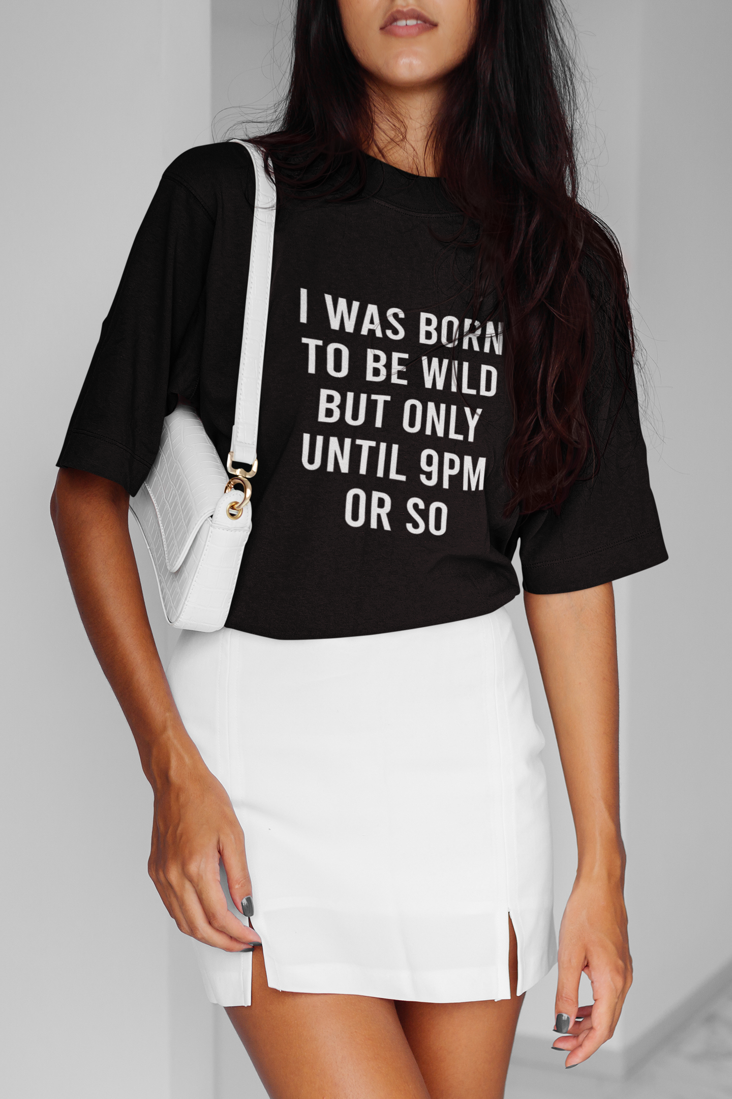 I Was Born To Be Wild But Only Until 9PM Short-Sleeve Unisex T-Shirt *SAMPLE SALE* - Redemption By Ashley North