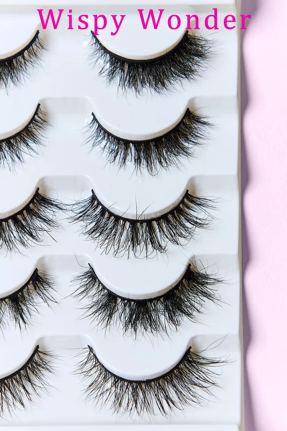 SO PINK BEAUTY Mink Eyelashes Variety Pack 5 Pairs.