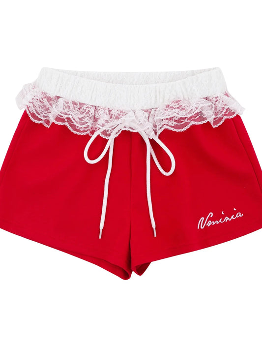 Lace Detail Shorts