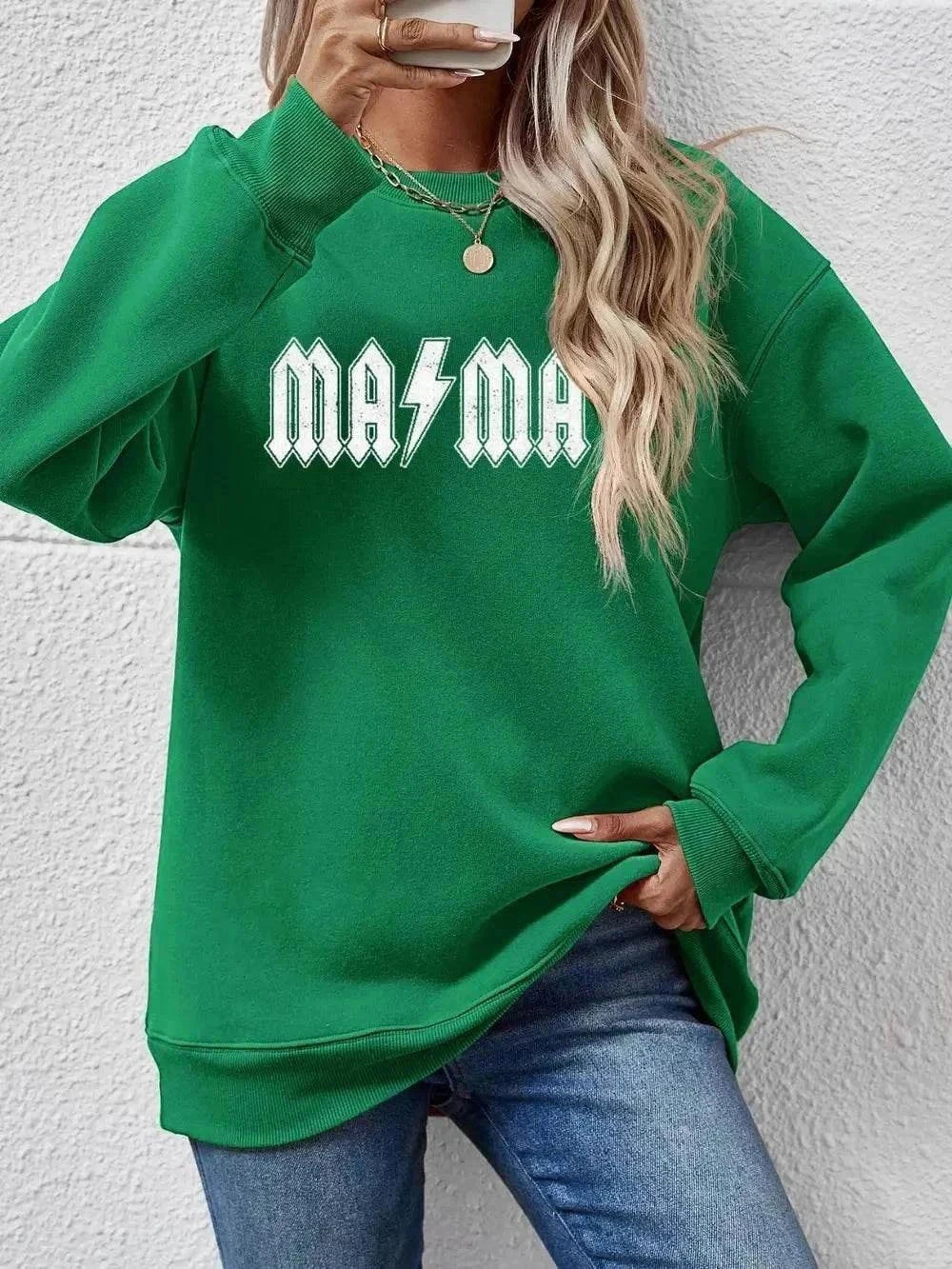 Mama Letter Graphic Dropped Shoulder SweatshirtFeatures: Basic style
Sheer: Opaque
Stretch: No stretch
Material composition: 100% polyester
Care instructions: Machine wash cold. Tumble dry low.
Imported
Product MRedemption By Ashley Northbella canvas drop shoulder sweatshirt